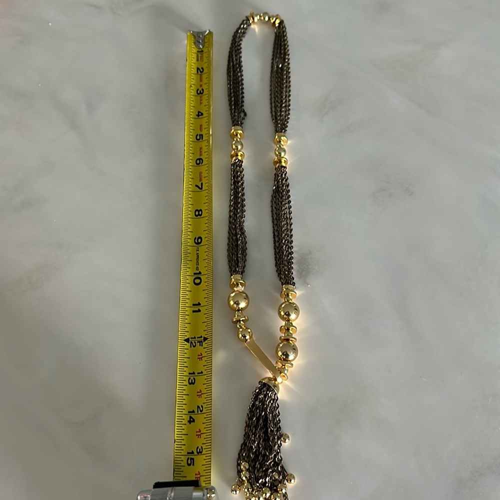 Vintage Stella and Dot Bianca Tassel Necklace